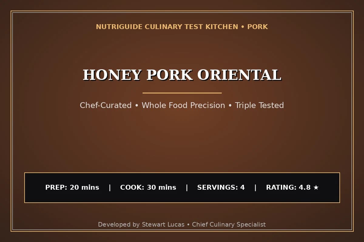 Honey Pork Oriental