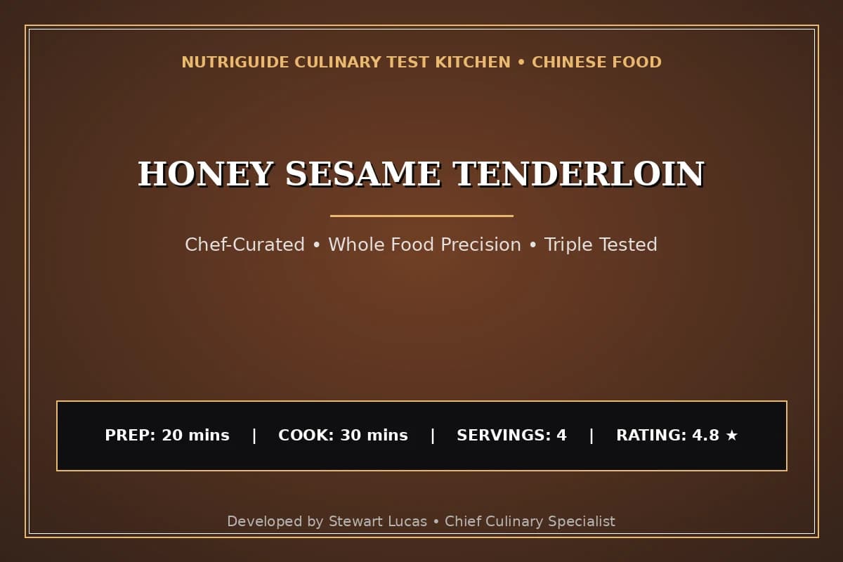 Honey Sesame Tenderloin