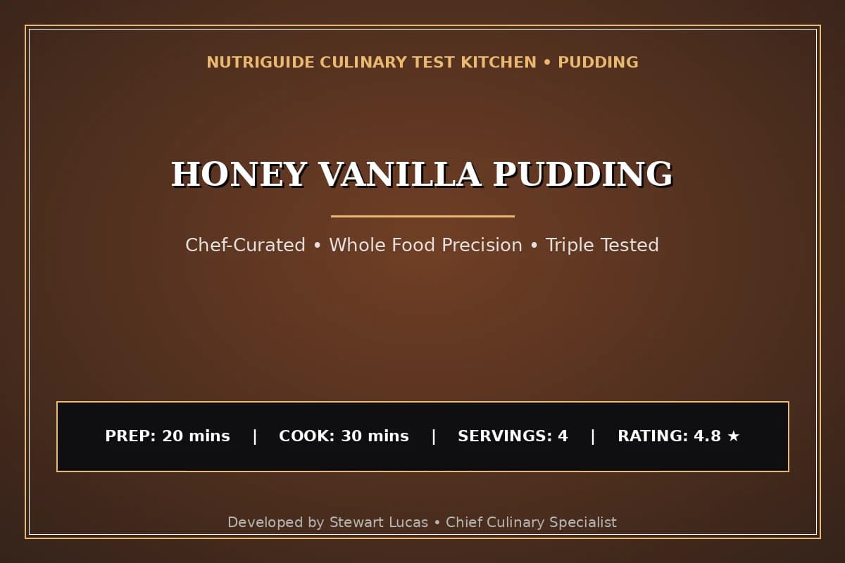 Honey Vanilla Pudding