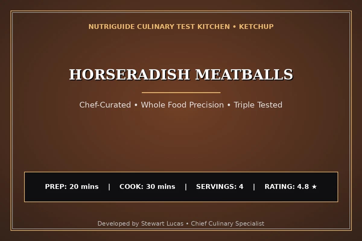 Horseradish Meatballs
