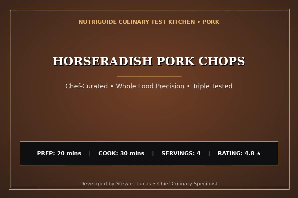 Horseradish Pork Chops
