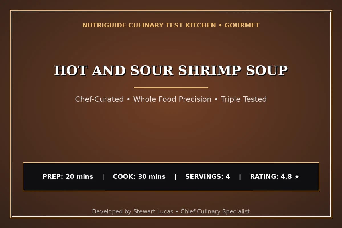 Hot And Sour Shrimp Soup