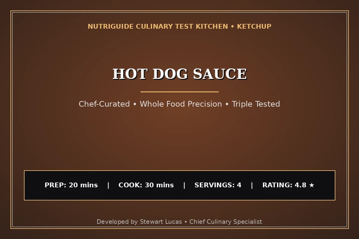 Hot Dog Sauce