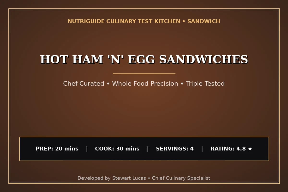 Hot Ham 'N' Egg Sandwiches