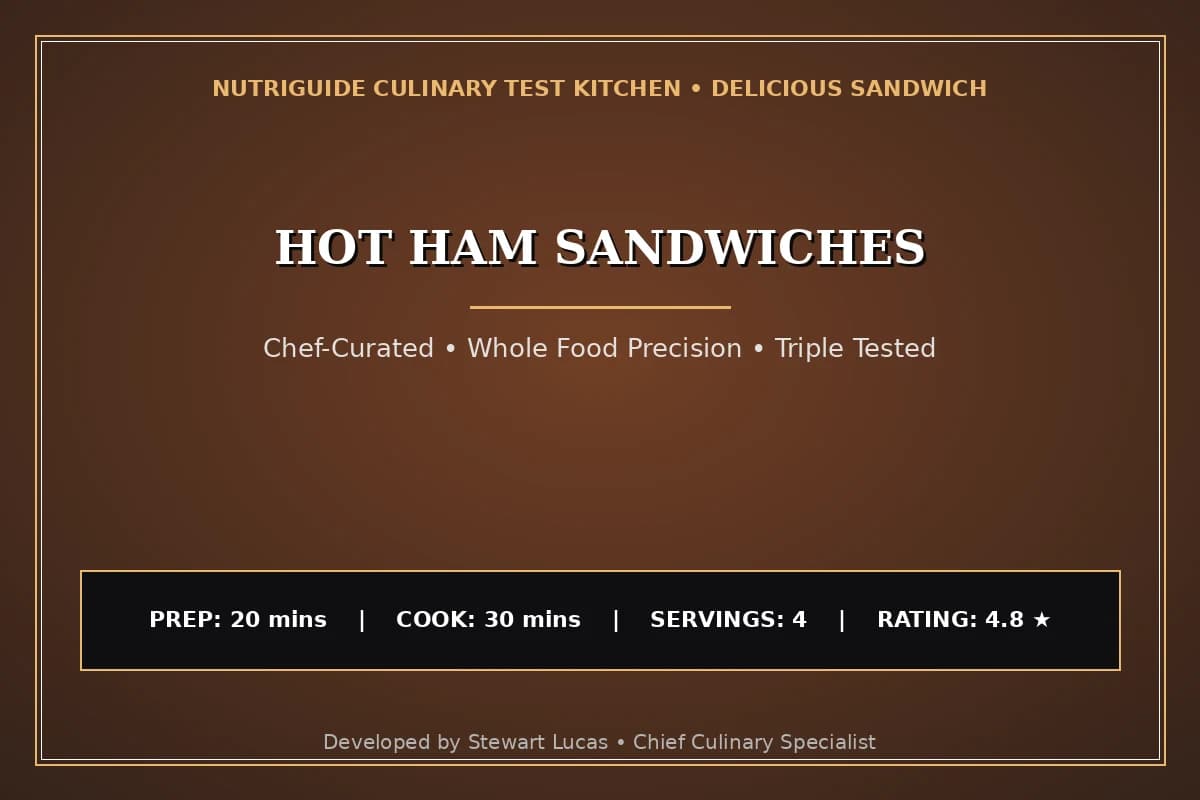 Hot Ham Sandwiches