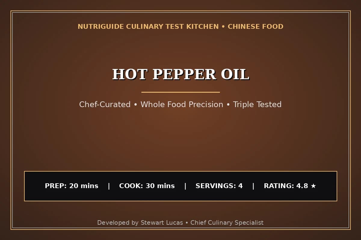 Hot Pepper Oil