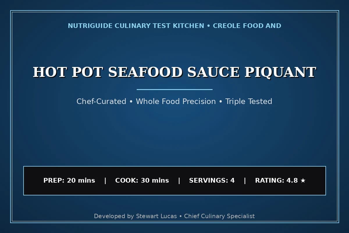 Hot Pot Seafood Sauce Piquant