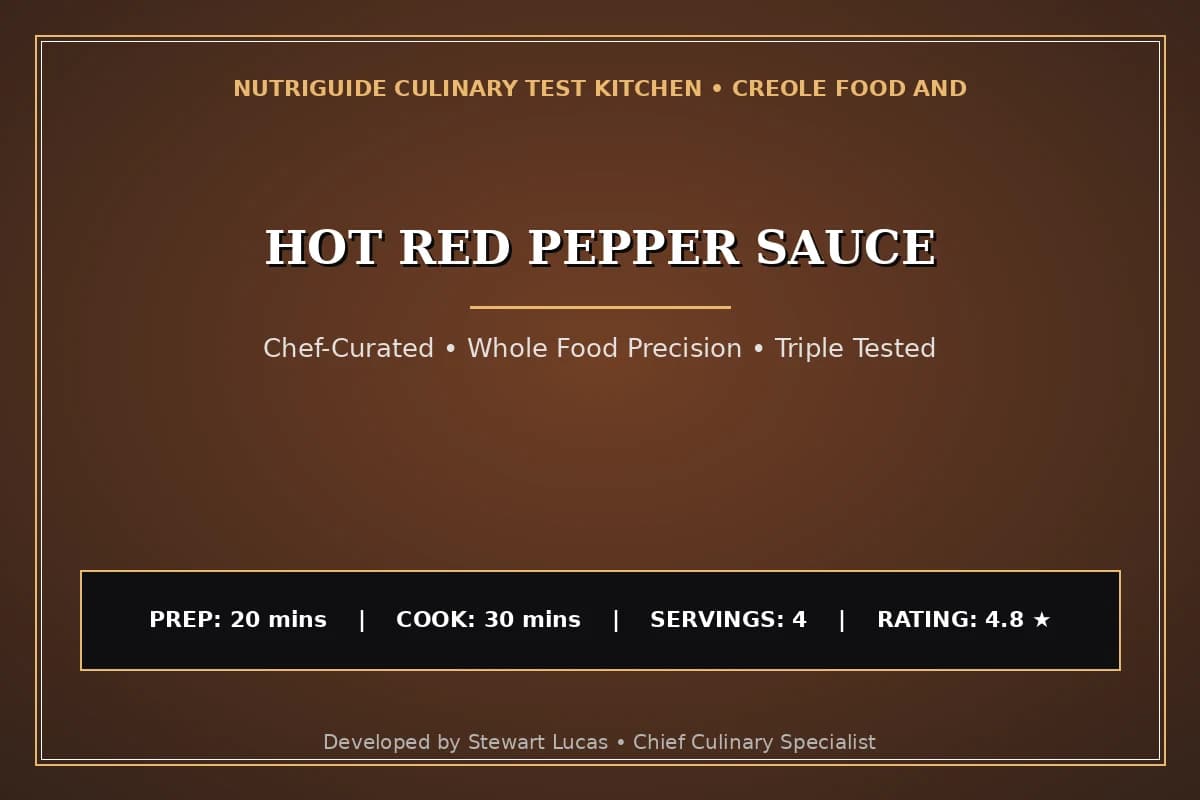 Hot Red Pepper Sauce