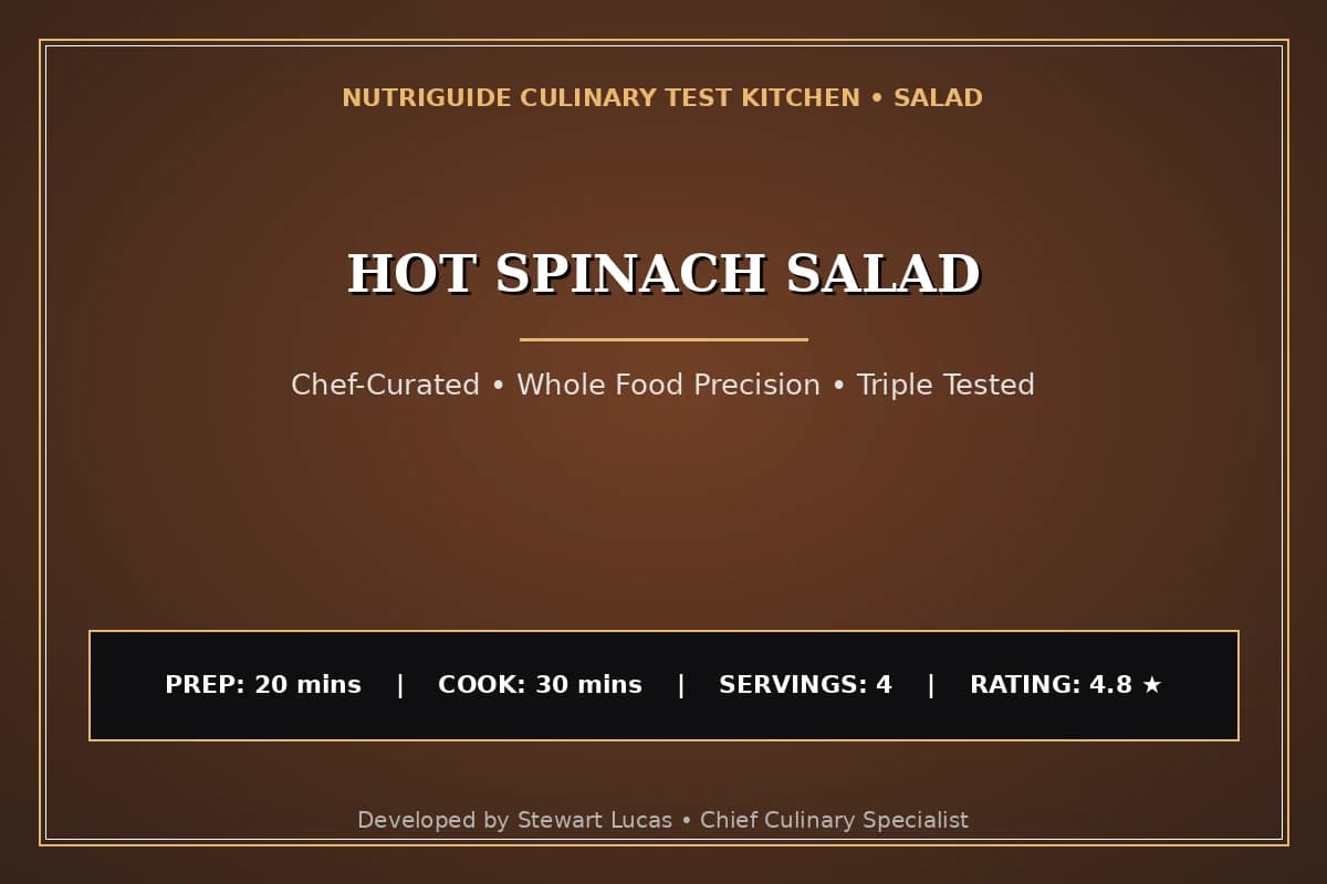Hot Spinach Salad