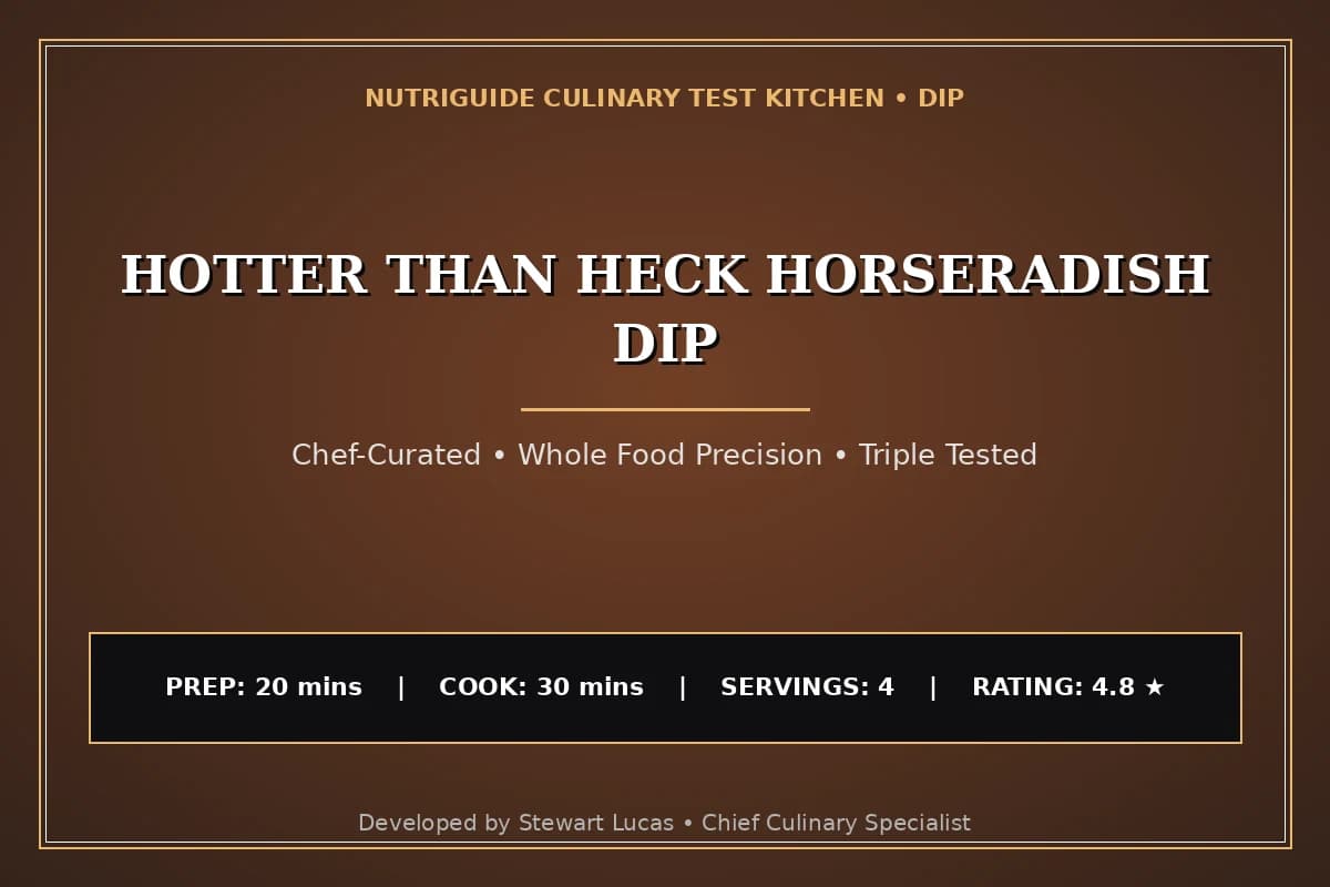 Hotter Than Heck Horseradish Dip