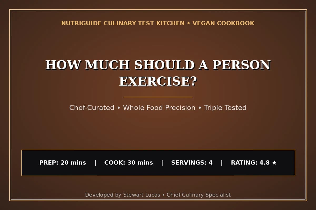 How Much Should A Person Exercise?
