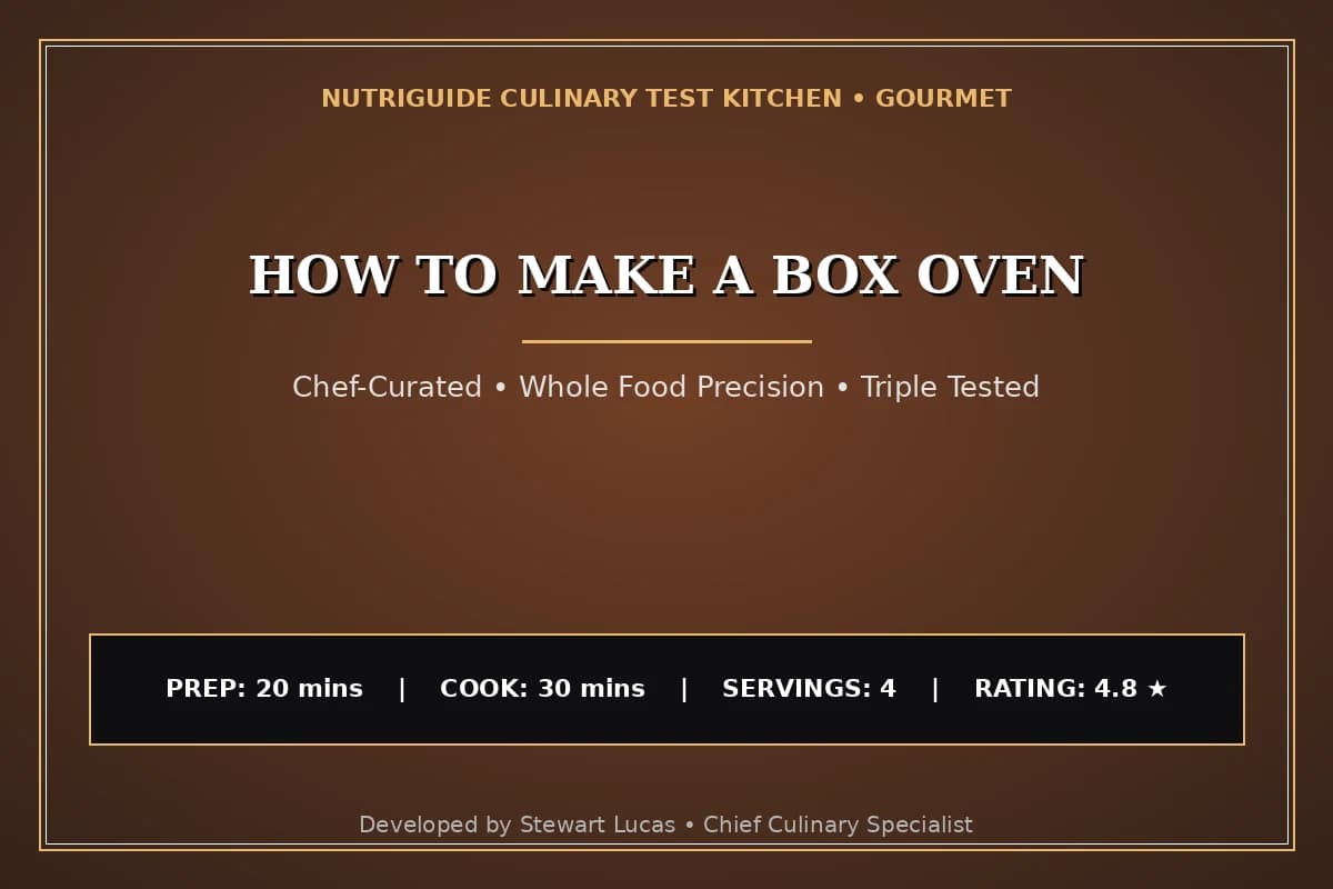 How To Make A Box Oven
