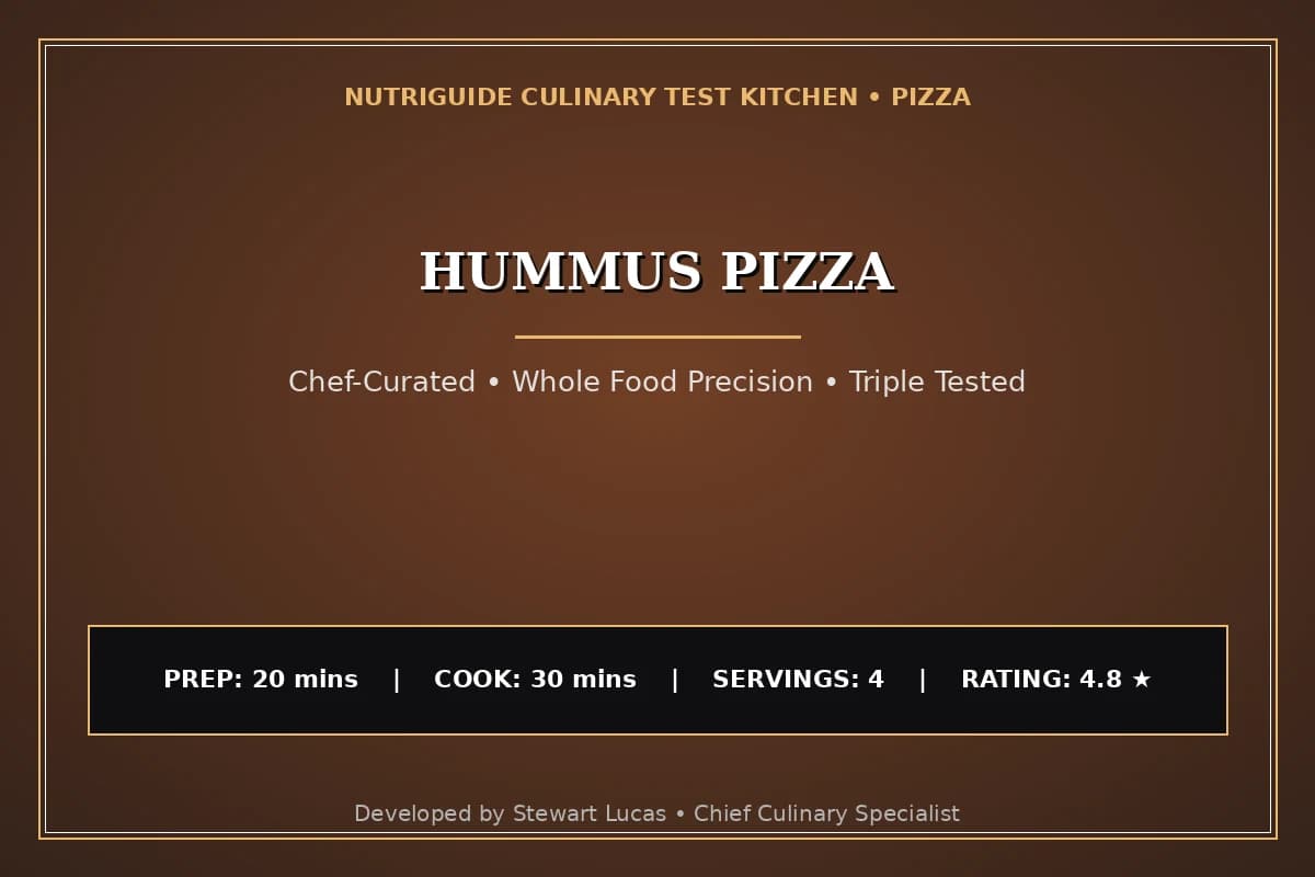 Hummus Pizza