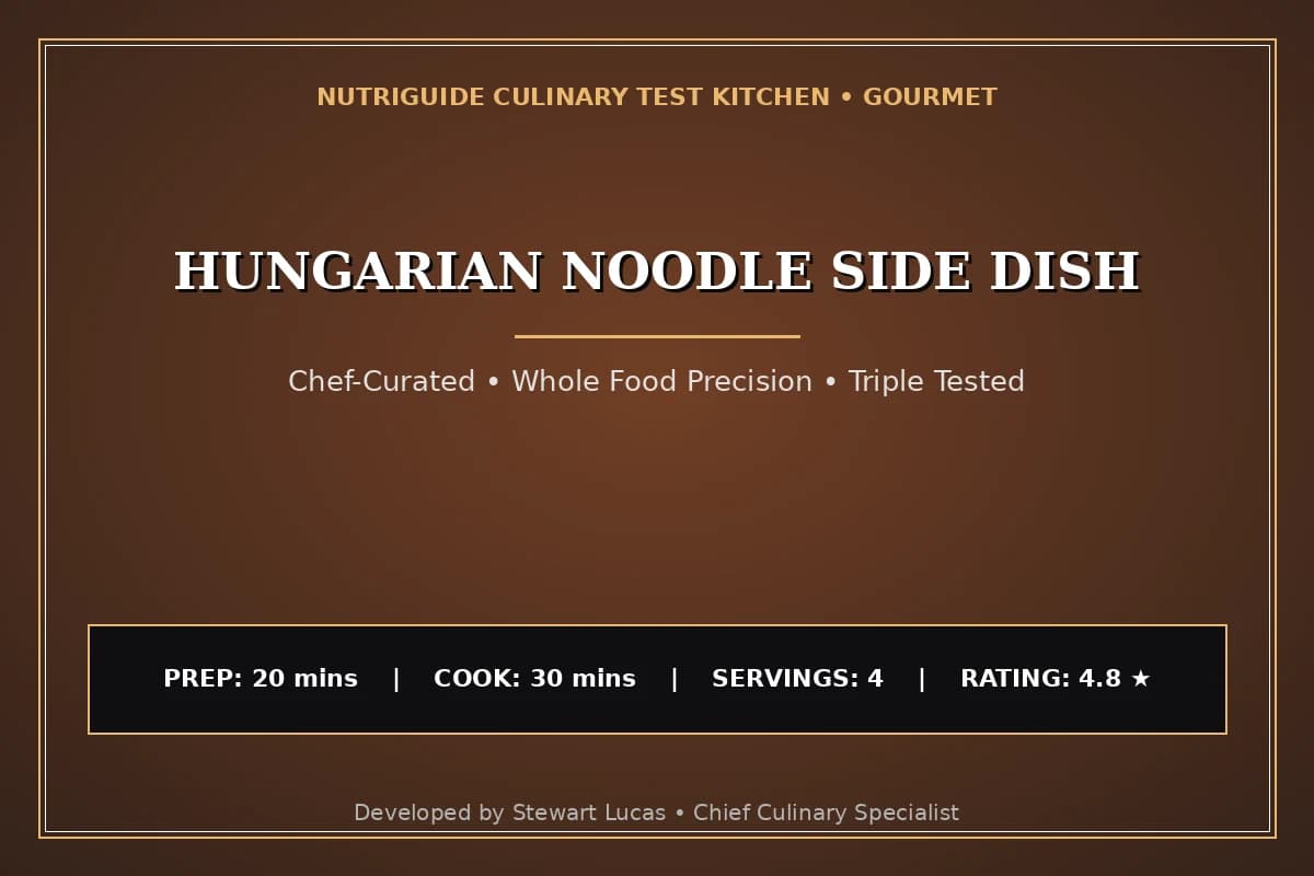 Hungarian Noodle Side Dish