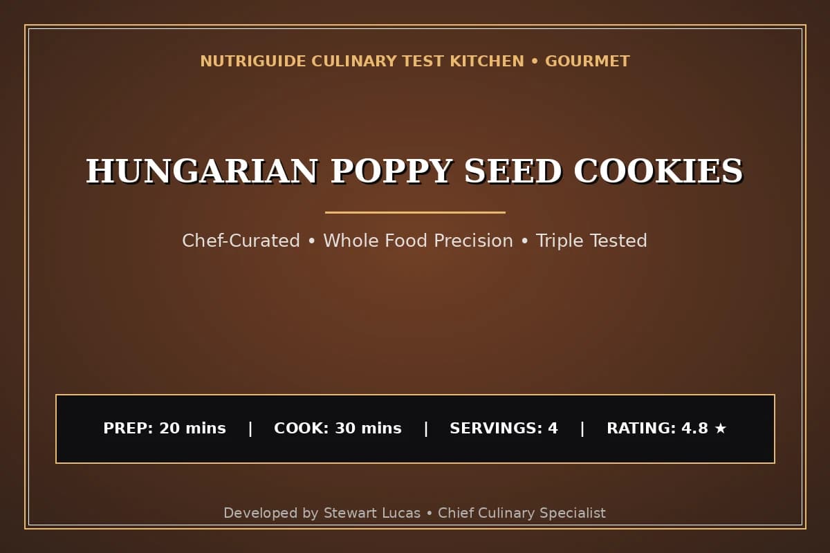 Hungarian Poppy Seed Cookies