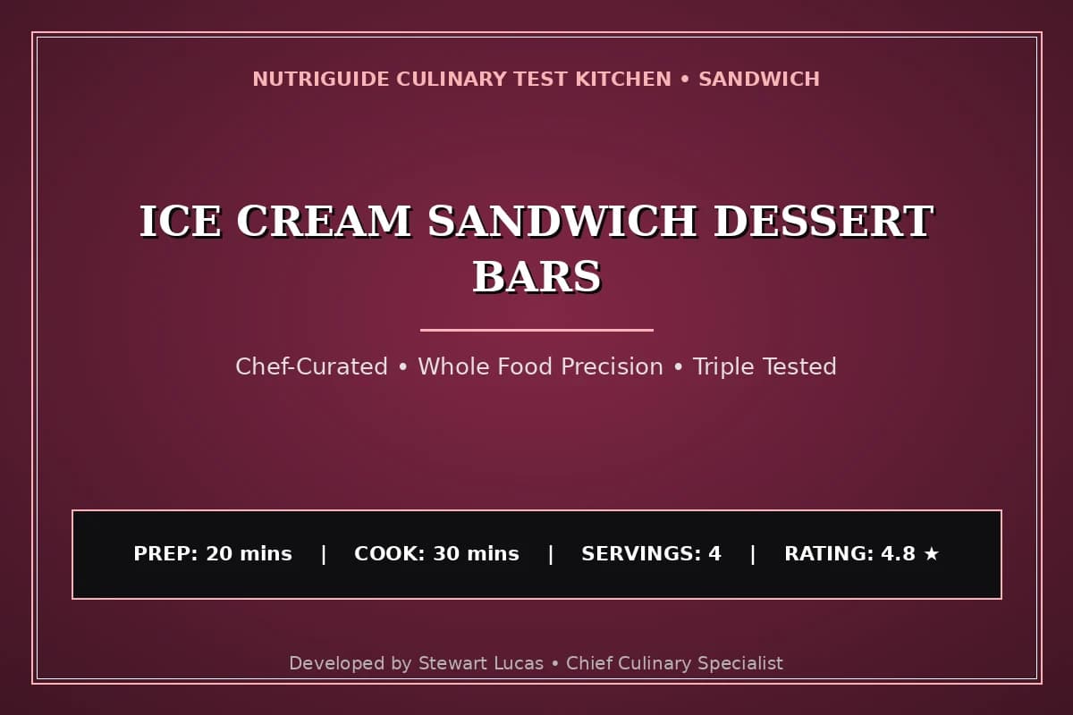 Ice Cream Sandwich Dessert Bars