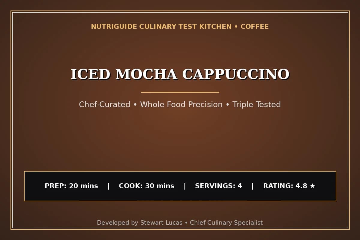 Iced Mocha Cappuccino