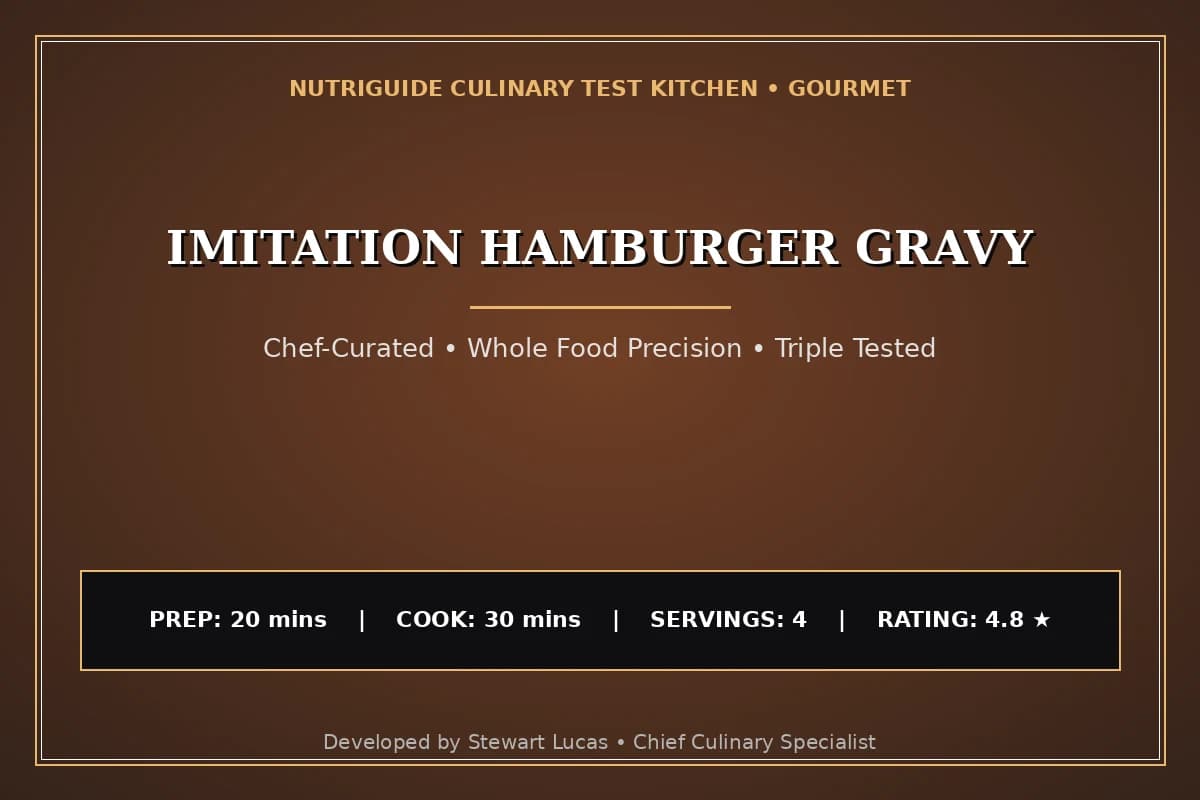 Imitation Hamburger Gravy