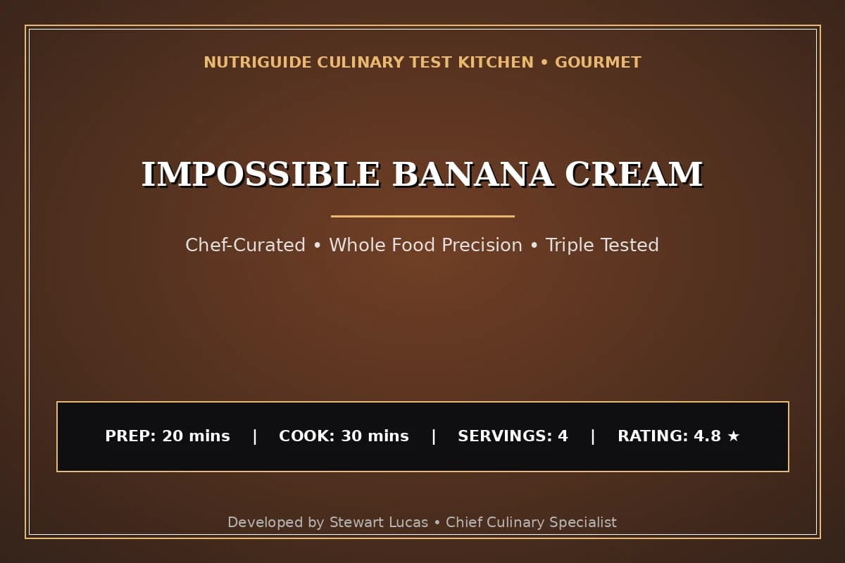Impossible Banana Cream