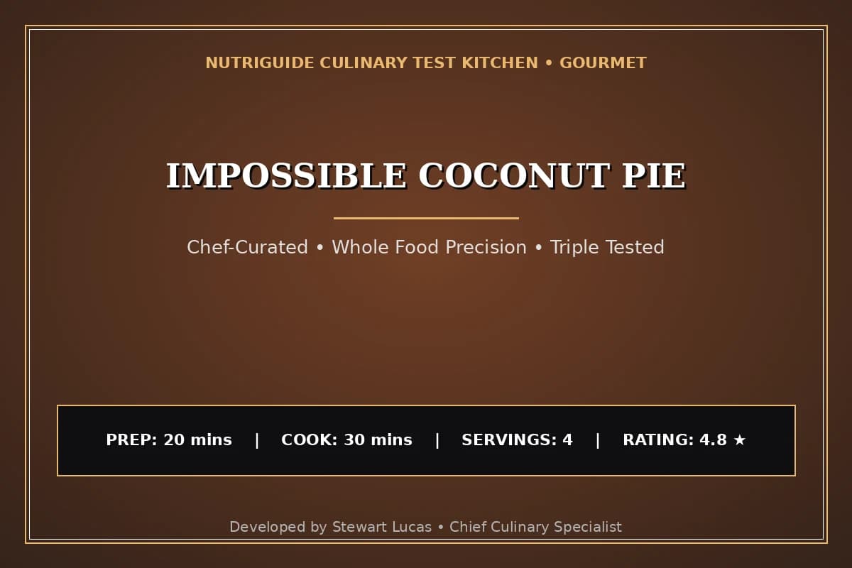 Impossible Coconut Pie