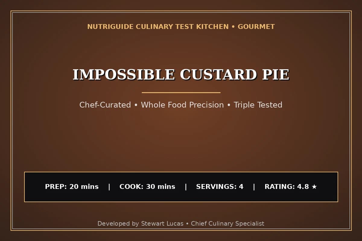 Impossible Custard Pie