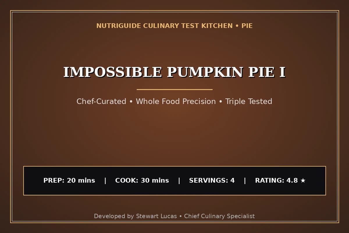 Impossible Pumpkin Pie I
