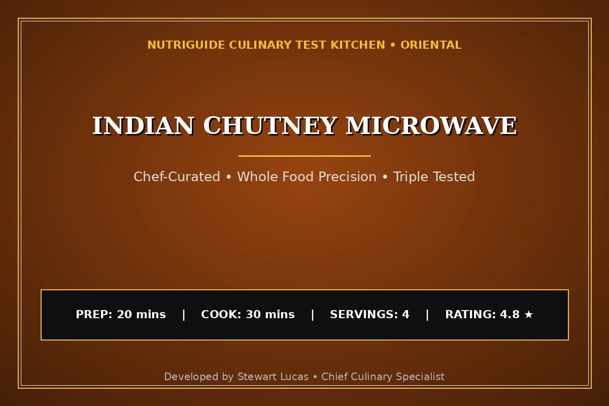 Indian Chutney Microwave