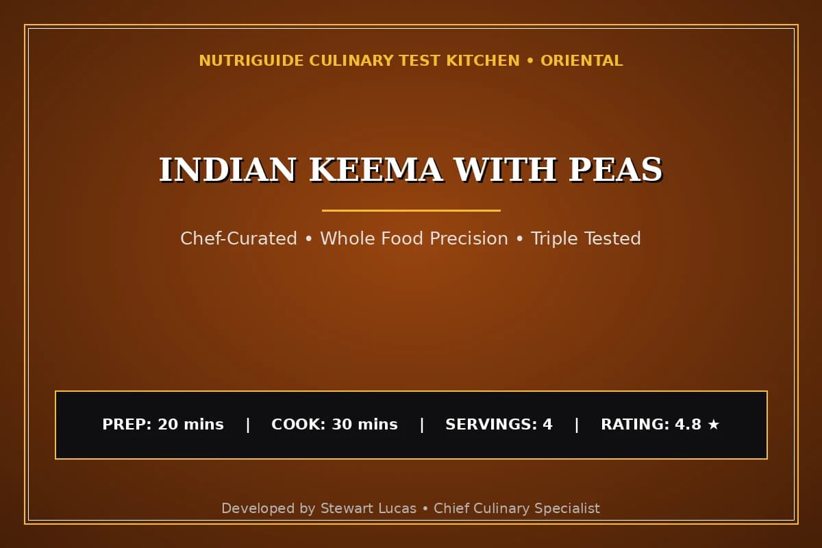 Indian Keema With Peas