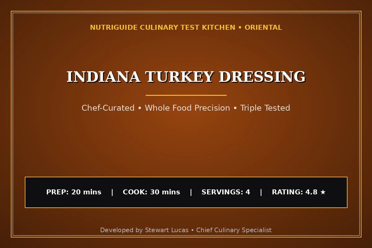 Indiana Turkey Dressing