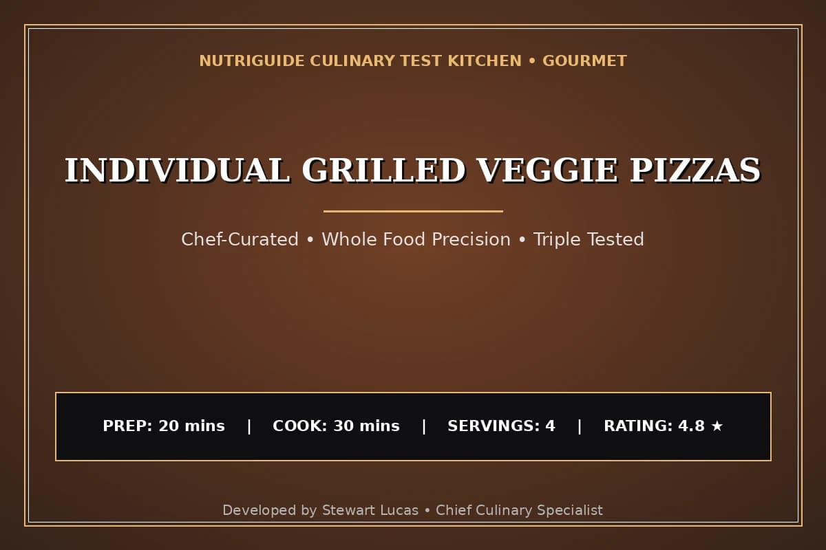Individual Grilled Veggie Pizzas