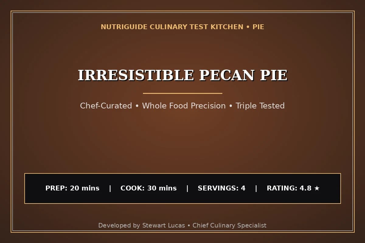 Irresistible Pecan Pie