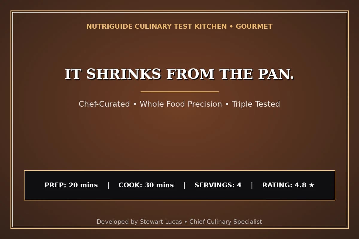 It Shrinks From The Pan.