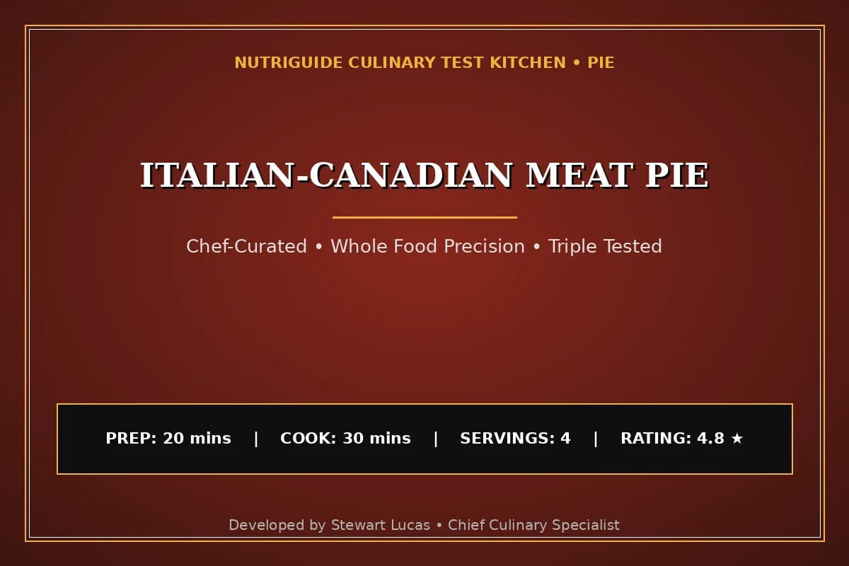 Italian-Canadian Meat Pie