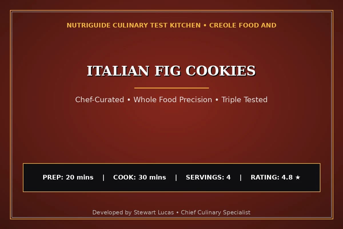 Italian Fig Cookies