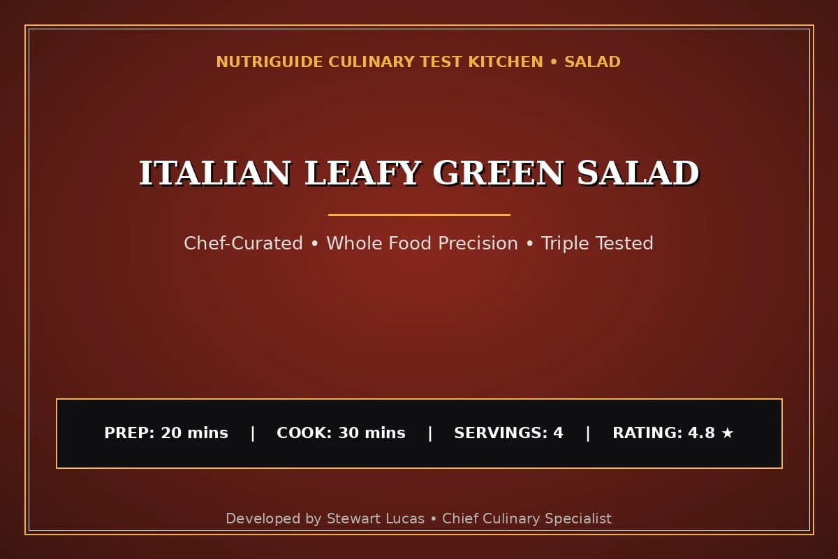 Italian Leafy Green Salad