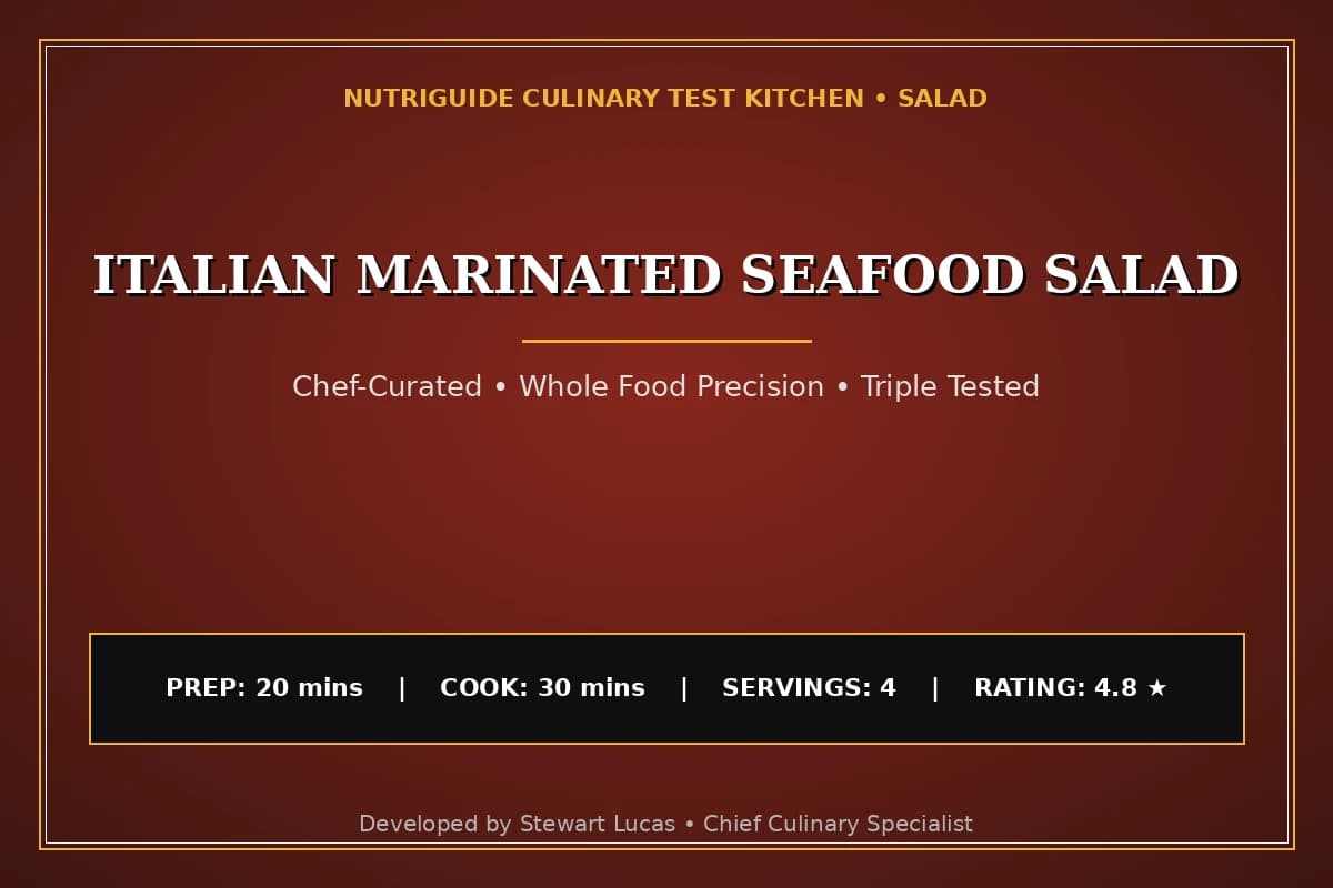 Italian Marinated Seafood Salad