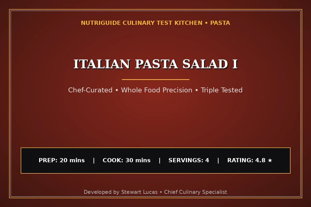 Italian Pasta Salad I