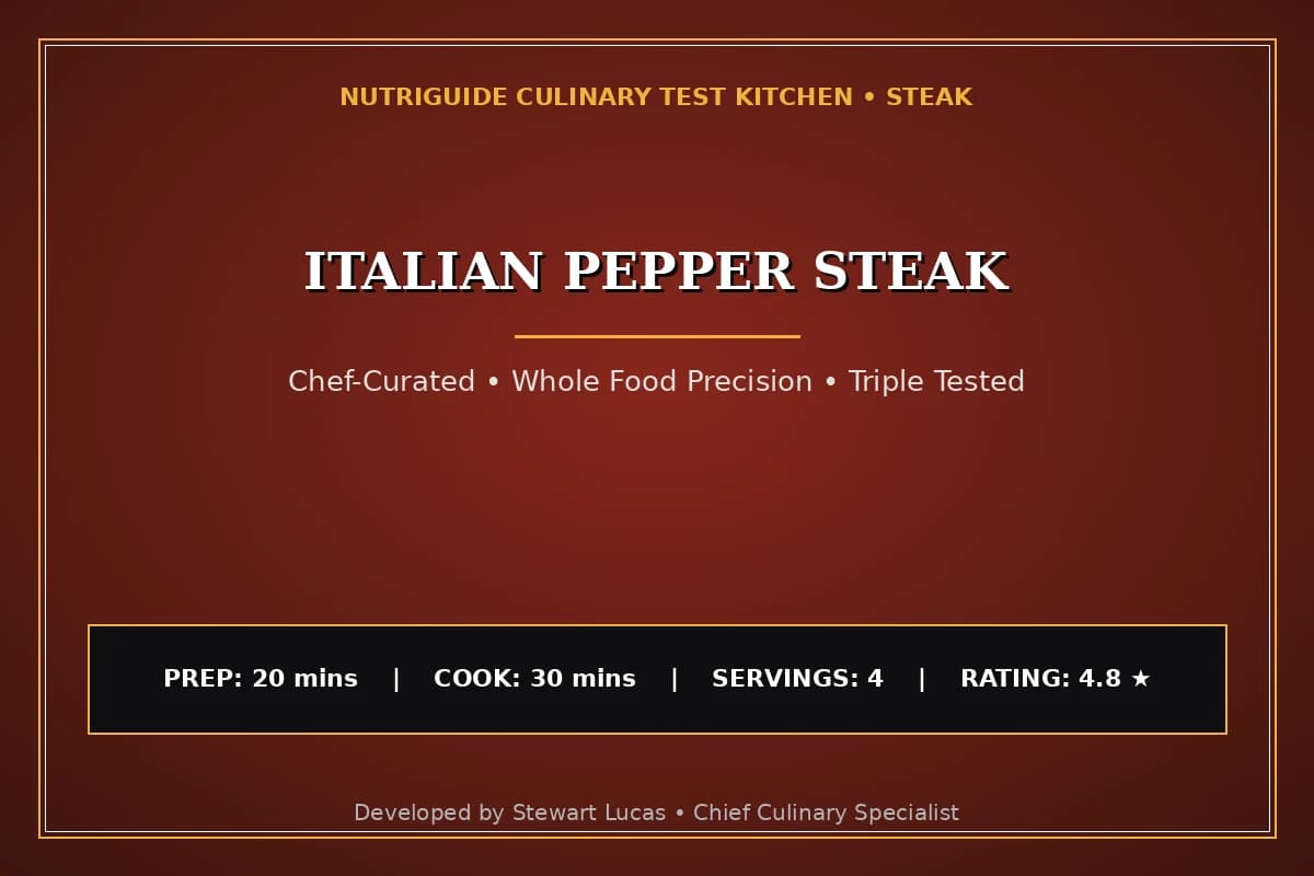 Italian Pepper Steak