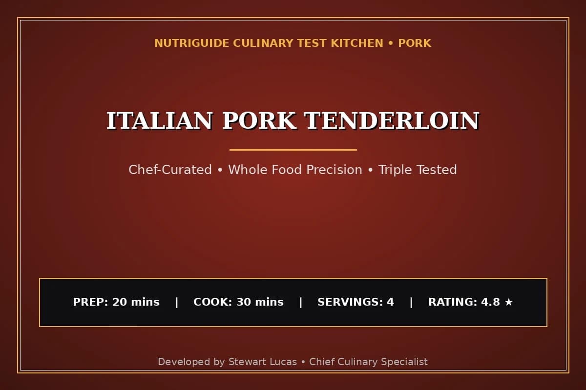 Italian Pork Tenderloin