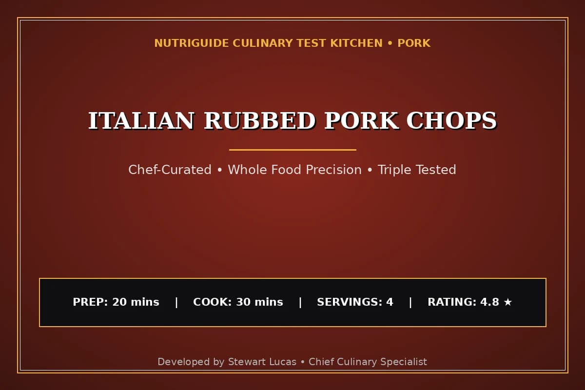 Italian Rubbed Pork Chops