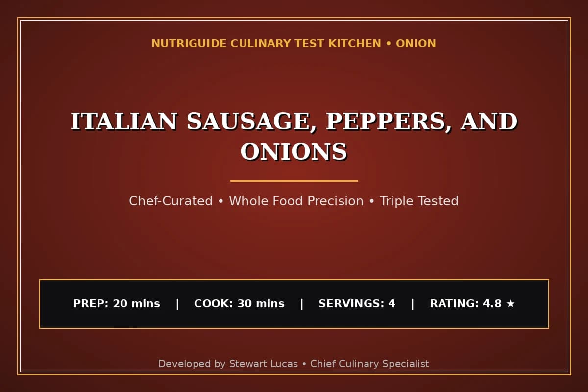 Italian Sausage, Peppers, And Onions
