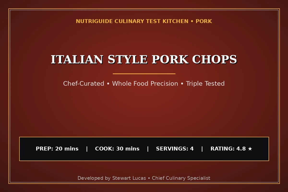 Italian Style Pork Chops