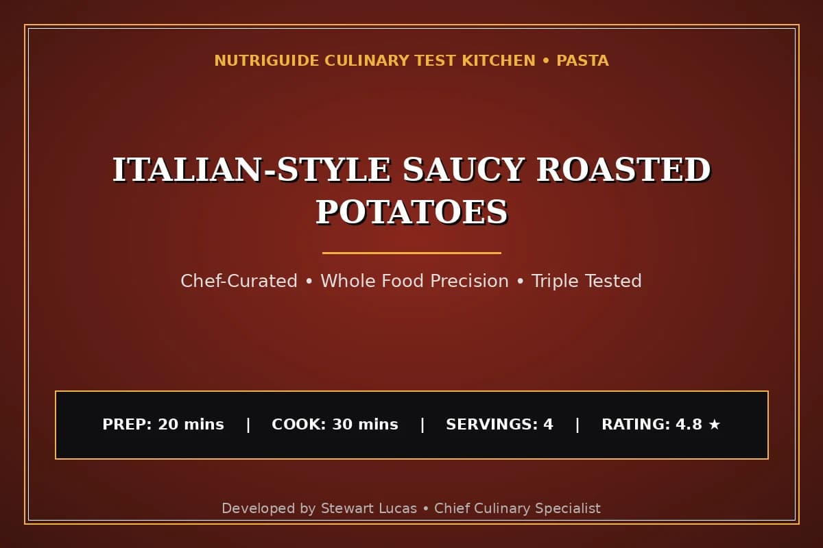 Italian-Style Saucy Roasted Potatoes
