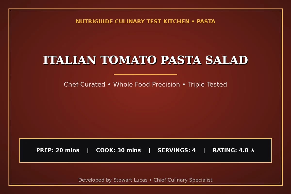 Italian Tomato Pasta Salad