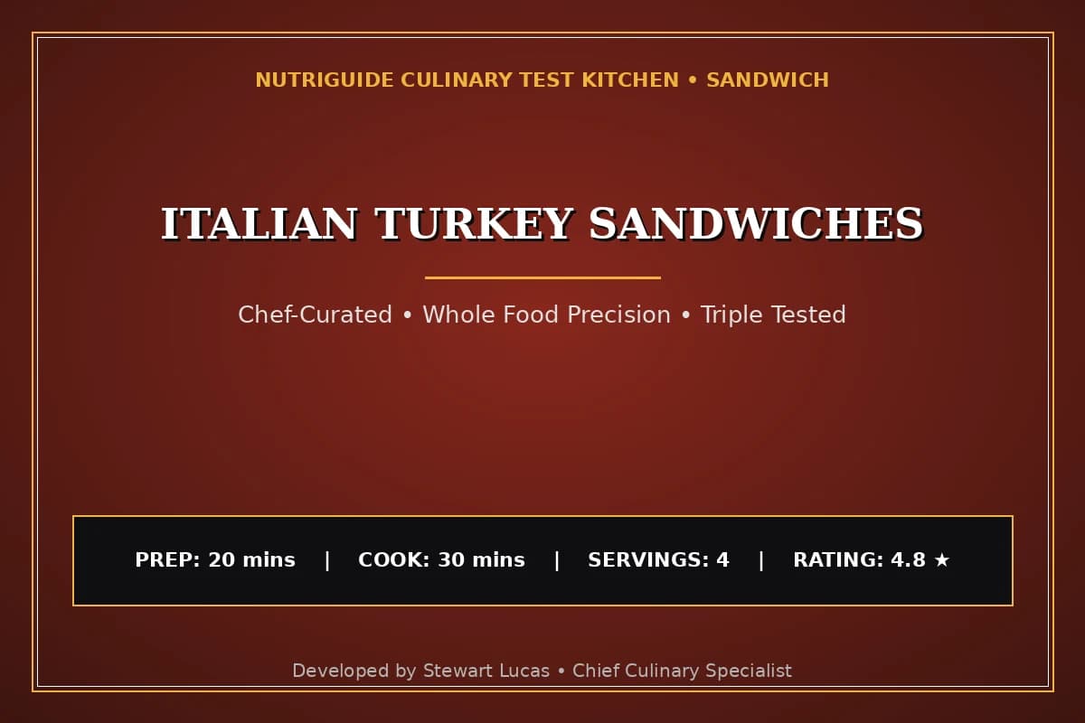 Italian Turkey Sandwiches