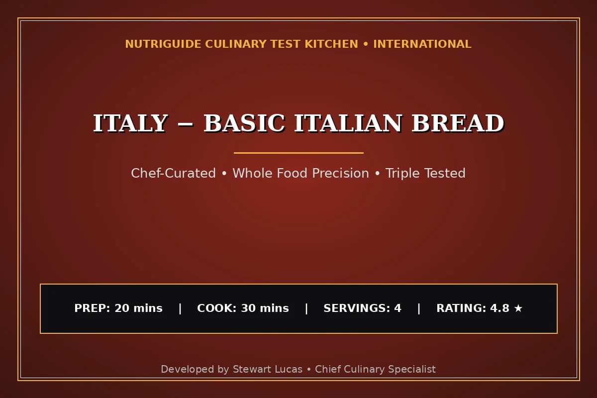 Italy − Basic Italian Bread