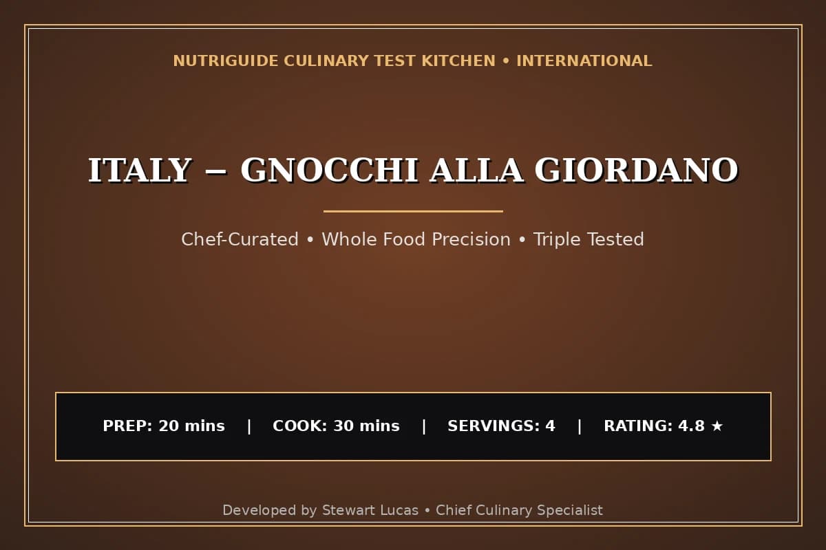 Italy − Gnocchi Alla Giordano