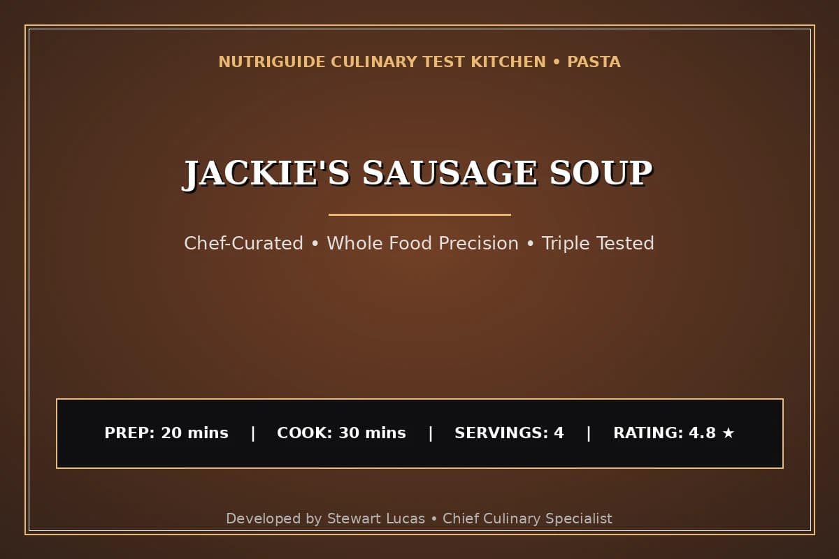 Jackie'S Sausage Soup
