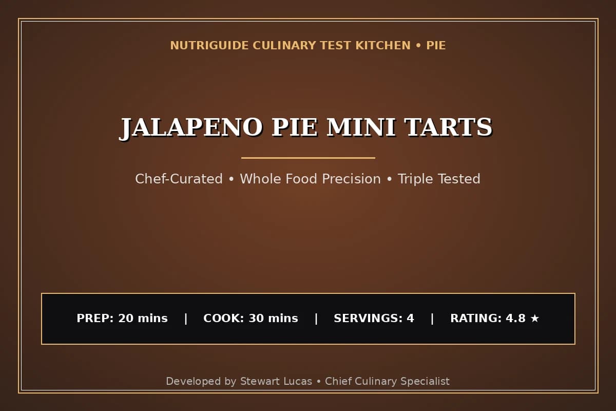 Jalapeno Pie Mini Tarts