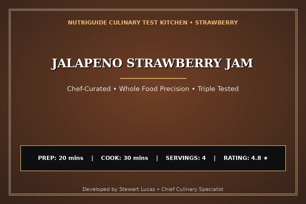 Jalapeno Strawberry Jam